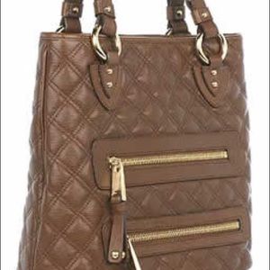 Marc Jacobs Quilted Cognac Leather Bag